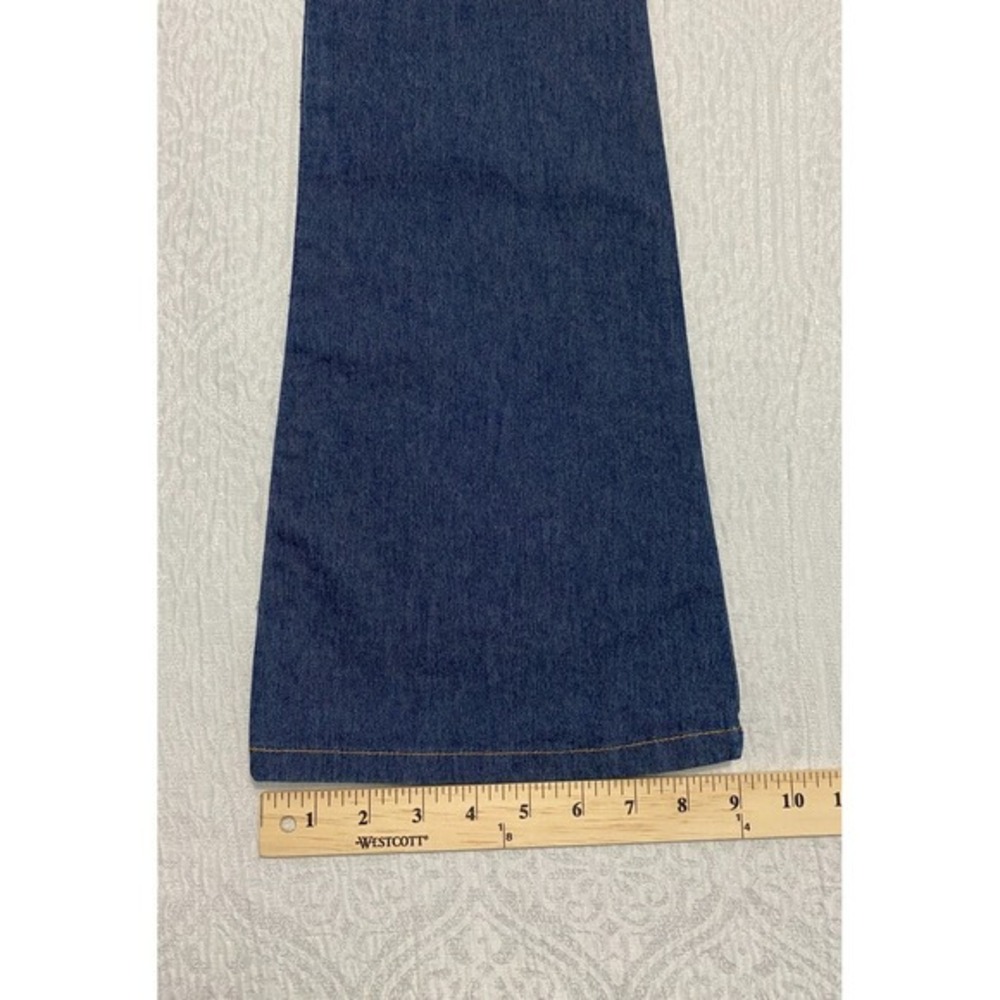 Just USA Jeans Size 3 Blue Flare Made In USA Dark Wash Mid Rise Denim Pants - Picture 7 of 9